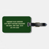 Lenten Roos Hellebore Bagagelabel (Achterkant horizontaal)