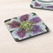 Lenten Roos Hellebore Floral Bier Onderzetter (Linkerzijde)