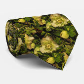 Lenten Roos Hellebore Stropdas (Opgerold)