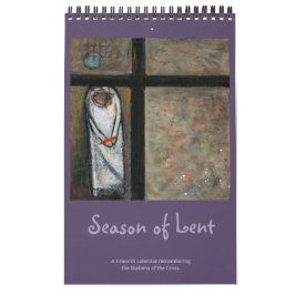 Lenten seizoensgebonden kalender van 3 maanden