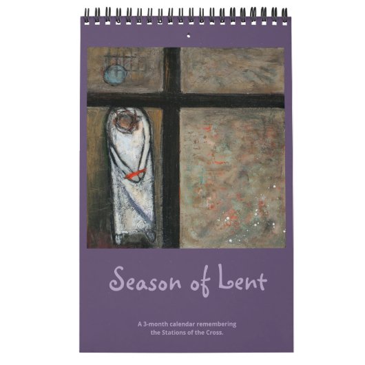 Lenten seizoensgebonden kalender van 3 maanden (Hoes)