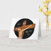 Lenten Wenskaart van de Aswoensdag Kaart (Gele Bloem)