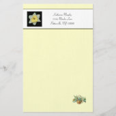 lentenarcis stationery briefpapier (Voorkant)