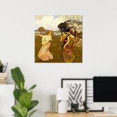 Lentendans, Arthur F. Mathews  Poster (Thuiskantoor)