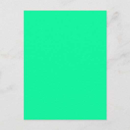Lentepastel Paasgroene, vaste kleurenachtergrond Briefkaart (Voorkant)