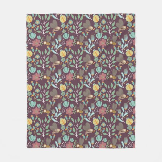  lentepatroon fleece deken (Voorkant)