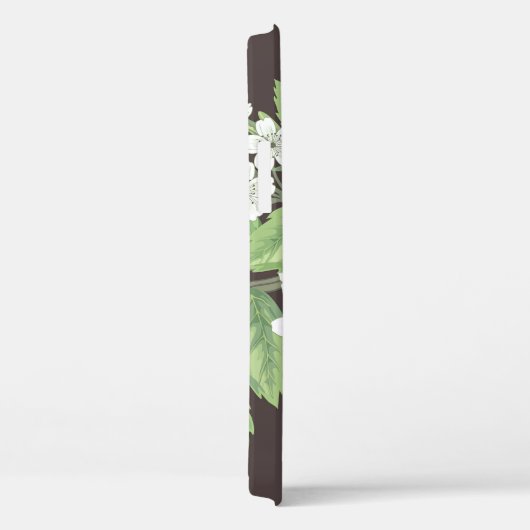 Lentepatroon, groene takken naadloos. Case-Mate iPhone case (Achterkant / Rechts)