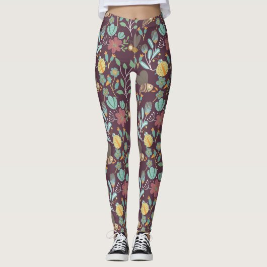  lentepatroon leggings (Voorkant)