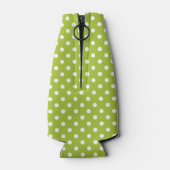 Lentepatroon met witte haarpunten flesjeskoeler (Achterkant)