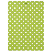 Lentepatroon met witte haarpunten klembord (Achterkant)