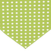 Lentepatroon met witte haarpunten korte tafelloper (Hoek)