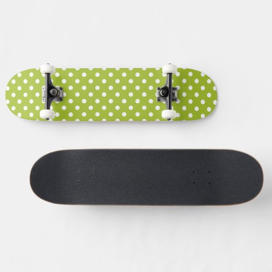 Lentepatroon met witte haarpunten persoonlijk skateboard (Horizontaal)