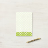Lentepatroon met witte haarpunten post-it® notes (Op bureau)