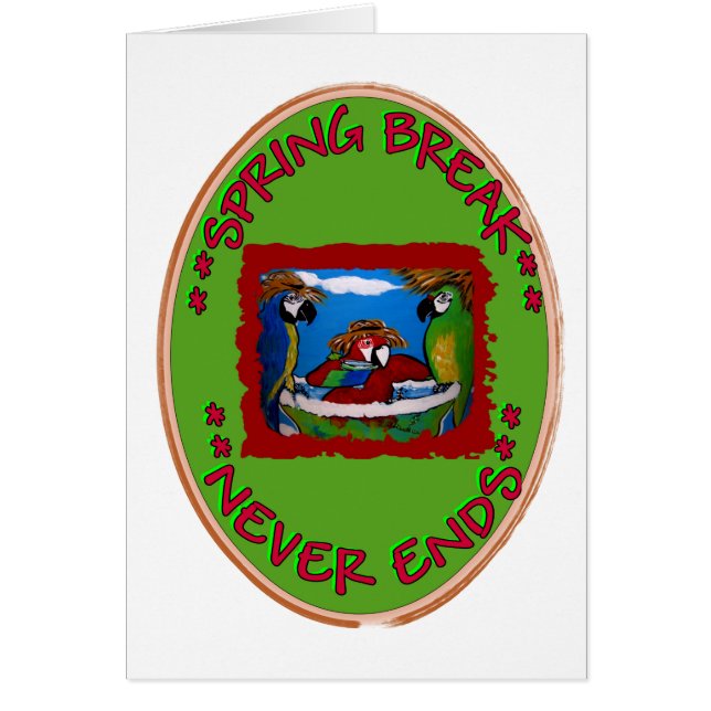 Lentepauze eindigt nooit (Voorkant)