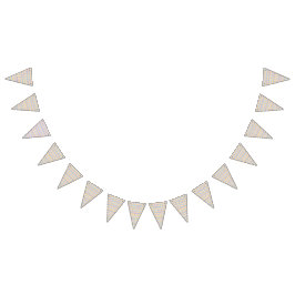 Lentepenaar in de tuin vlaggetjes