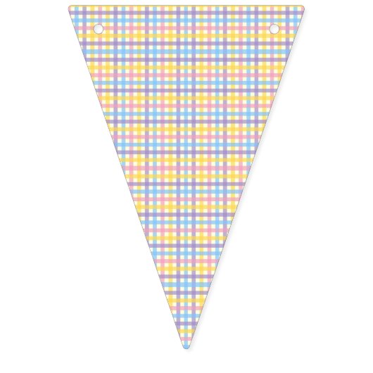 Lentepenaar in de tuin vlaggetjes (Tweede vlag)