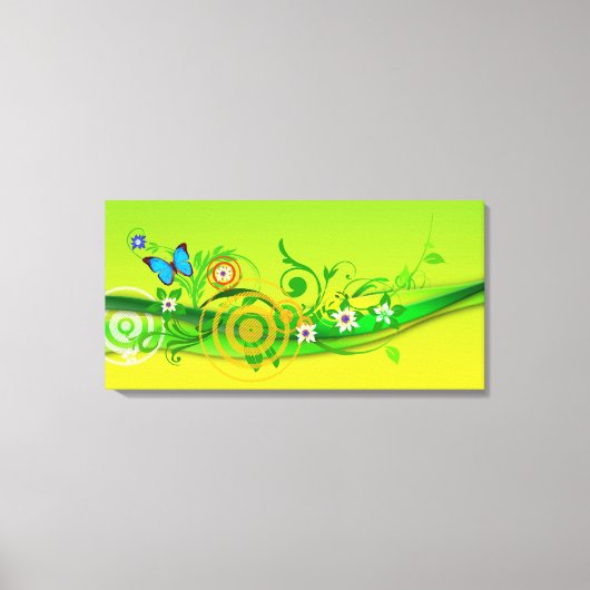 Lentepestraalvormig doek canvas afdruk (Voorkant)