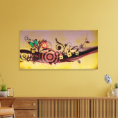 Lentepestraalvormig doek canvas afdruk (Insitu (Woonkamer))