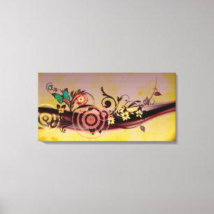 Lentepestraalvormig doek canvas afdruk