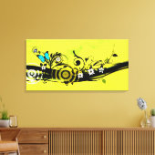 Lentepestraalvormig doek canvas afdruk (Insitu (Woonkamer))