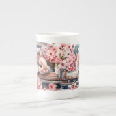 Lentepoppetjes #10 Bone China Speciale Mok (Voorkant)
