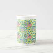 lenteprimroses Bone China Coffee Mok, Porselein Kop (Voorkant)