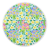 lenteprimroses keramische Knob Knop (Voorkant)