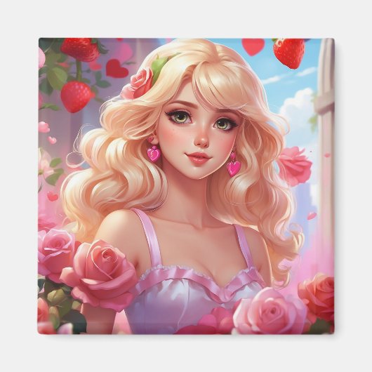 Lenteprinses  magneet (Voorkant)