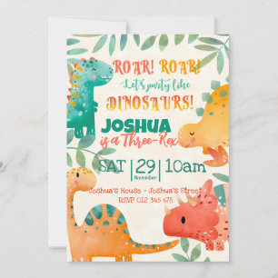 Lentere dinosaur kaart
