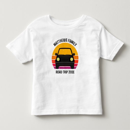 Lentereis Zonsondergang Aangepast Kinder Shirts (Voorkant)