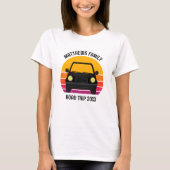 Lentereis Zonsondergang Aangepaste Dames T-shirt (Voorkant)
