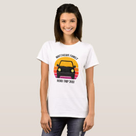 Lentereis Zonsondergang Aangepaste Dames T-shirt