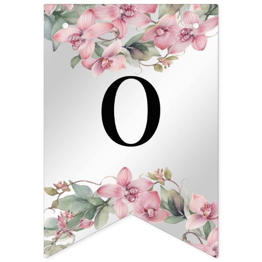 Lenteroze bloemenslinger vlag vlaggetjes (Tweede vlag)