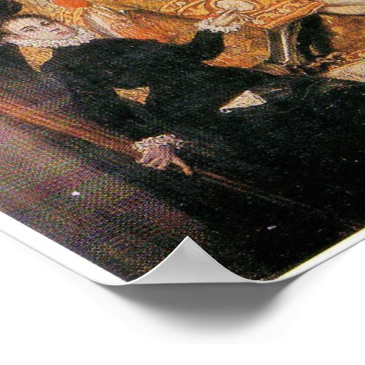 L'Enterrement du Comte d'Orgaz door El Greco Poster (Hoek)