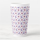Lentervlinder Bloemengeschenk   Latte Mok (Voorkant)