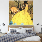 “Lente's belofte” door Marjorie Miller Canvas Afdruk (Insitu (Slaapkamer))
