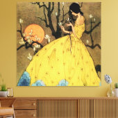 “Lente's belofte” door Marjorie Miller Canvas Afdruk (Insitu (Woonkamer))