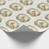 lentes Bunny in Wreath Cadeaupapier (Hoek)