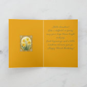 Lente's Eerste Glimlach De maartse narcis Kaart (Binnen)