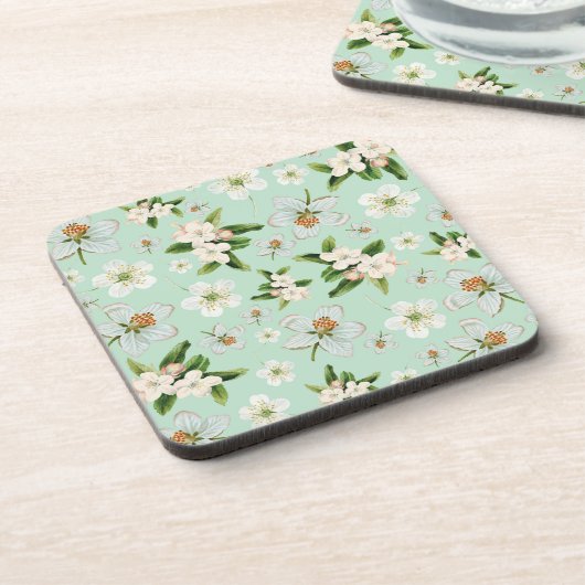  lentesbloem bier onderzetter (Linkerzijde)