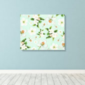lentesbloem canvas afdruk (Insitu (Houten vloer))
