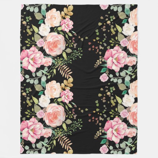 lentesbloem fleece deken (Voorkant)