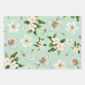  lentesbloem inpakpapier vel (Voorkant)