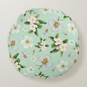  lentesbloem rond kussen
