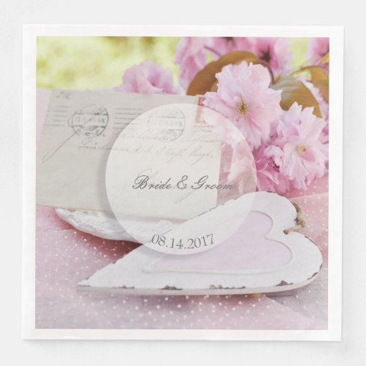  lentesbloem servetten (Voorkant)