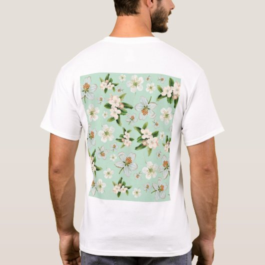  lentesbloem t-shirt (Achterkant)