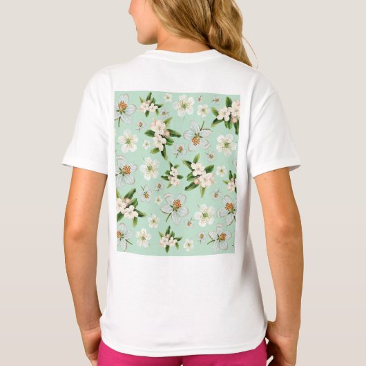  lentesbloem t-shirt (Achterkant)