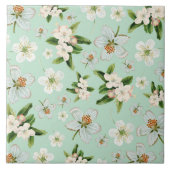 lentesbloem tegeltje (Voorkant)