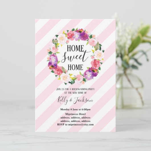 lentesbloemen, bloemetjespartij kaart (Staand voorkant)