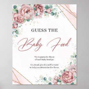 Lentesbloemen laten rozen de Baby-voedingspotten z Poster